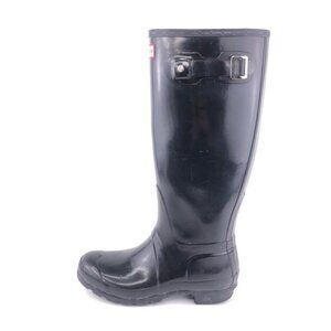 Hunter Original Gloss Tall Rubber Wellington Rain Boots 6